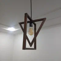 لوستر چوبی فانتزی  (چوب روسی)