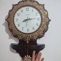 ساعت دیواری چوبی