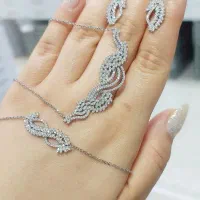 سرویس نقره جواهری کادو ناب تولد سالگرد ازدواج 2167