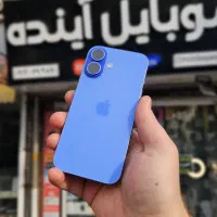 گوشی آیفون ۱۶ با حافظه ۱۲۸ باتری ۱۰۰ آبی در حد نو