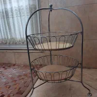 سبد سیب زمینی پیاز استیل ضدزنگ کفه چوبی|ظروف نگهدارنده، پلاستیکی، یک‌بارمصرف|تهران, خواجه نصیر طوسی|دیوار