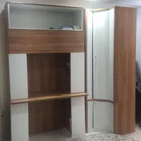 میز تحریر و کمد گوشه برند کمجا چوب نصف قیمت سایت|میز تحریر و کامپیوتر|تهران, هروی|دیوار