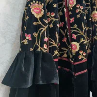 مانتو مجلسی سوزن دوز و کت و شلوار سه تیکه