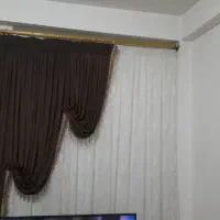 دوتا پرده  به ابعاد ۱۶۰ در ۱۶۰ کاملا سالم وتمیز|پرده، رانر، رومیزی|سنگر, |دیوار