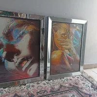 تابلو آینه ای چهره زن