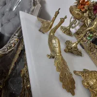 فلامینگو و طاووس برنزی برنجی|مجسمه، تندیس، ماکت|تهران, شهرک بعثت|دیوار