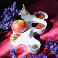 هفت‌سین دوپارچه طرح مدرن ملورینا رنگ cloud dancer