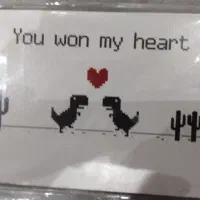 تابلو عشق دایناسوری