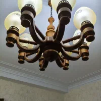 لوستر چوبی ۸ شاخه