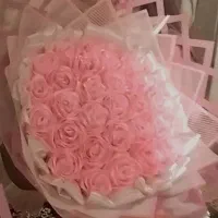 دسته گل روبانی