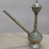 قلیان دکوری عتیقه،بابیش ازیکصدسال قدمت