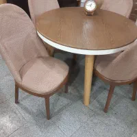 میز صندلی چهار نفره اذر چوب  سفارشی  تمام چوب اصل|میز و صندلی غذاخوری|تبریز, |دیوار