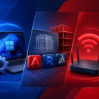 نصب ویندوز نرم‌افزار و تنظیمات اینترنت و مودم