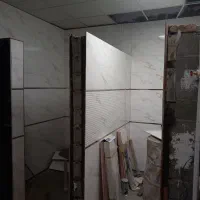 بنایی کاشی وسرامیک کاری خورده کاری نصب درب وپنجره|خدمات پیشه و مهارت|اسلام‌شهر, شهرک مهدیه|دیوار