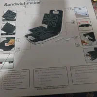 ساندویچ ساز و اسنک سازچهارکاره کاملاسالم