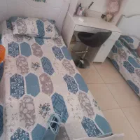 تحت تک نفره همراه میز تحریر