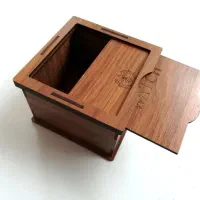 جعبه ساعت چوبی و کادویی به همراه بالشتک