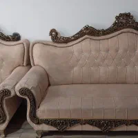 مبل ۸نفره سالم تمیزبدون پارگی|مبلمان خانگی و میز عسلی|شیراز, کفترک|دیوار