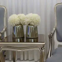 گلدان شیشه ای همراه گل|صنایع دستی و سایر لوازم تزئینی|مشهد, ایثارگران|دیوار