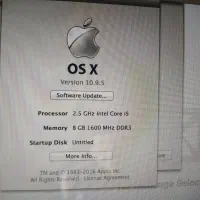 لپ تاپ اپل مک بوک macbook|رایانه همراه|همدان, |دیوار