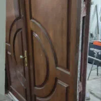 درب دو لت چوبی آپارتمان
