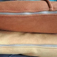 کوسن زرد و نارنجی شیک|مبلمان خانگی و میز عسلی|رشت, پستک|دیوار