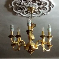 لوستر 6شاخه هرشاخه 2تایی و 3شاخه.هر شاخه 2تایی