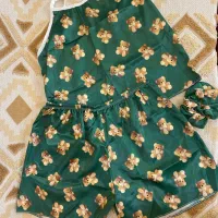 تاپ ‌و شلوارک ساتن