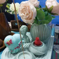 ست های دکوری بتون پلیمری و شمع های یلدایی|صنایع دستی و سایر لوازم تزئینی|بندرعباس, |دیوار