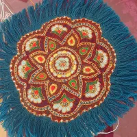 دو عدد رومیزی پته و قندون پته