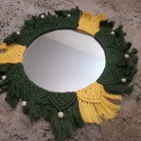 آیینه مکرومه|آینه|فردیس, قریشی|دیوار