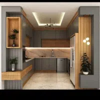 طراحی وساخت و نصب انواع کابینت و کمددیواری|جاکفشی، کمد، دراور|ملایر, |دیوار