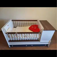 تخت نوزادنوجوان گهواره داربامبینودرحدنوشرایط و نقد|تخت و صندلی بچه|کیش, |دیوار