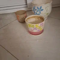 سه عدد گلدان سفالی|حراج|تهران, باغ فیض|دیوار