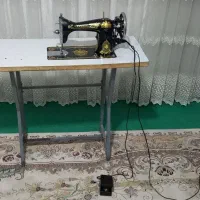 چرخ خیاطی مارشال دو شیر نشان پایه دار برقی