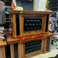 میز کلبه ای /چرم /منبران/اداری صندلی