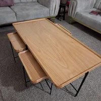 فروش میز وسط چوبی و جلو مبلی چوب شیک