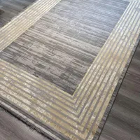 فرش ماشینی مینیمال ساده قابدار مدرن