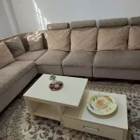 مبل ال هفت نفره|مبلمان خانگی و میز عسلی|رشت, سیا اسطلخ|دیوار