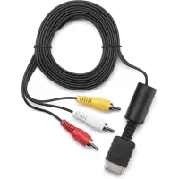 کابل تصویر سه فیش و کابل برق و تبدیل پلی استیشن