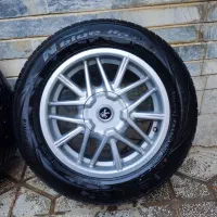 رینگ خرچنگی ۱۵ و لاستیک نکسن کره ای|قطعات یدکی و لوازم جانبی|کوهدشت, |دیوار