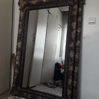 قاب آینه چوبی