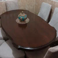 میز ناهارخوری ۶ نفره نونو تمام چوب راش اصل|میز و صندلی غذاخوری|شیراز, لشکری‎|دیوار