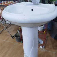 سنگ دستشویی همراه شیر اهرمی|لوازم سرویس بهداشتی|گرگان, |دیوار