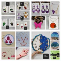 گوشواره سنتی رزینی،یلداگردنبندعکس تاشولاکت)موی یار|بدلیجات|تهران, تجریش|دیوار