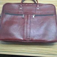 کیف چرم اصل رنگ قرمز