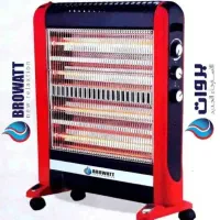 بخاری برقی بروات چرخ دار