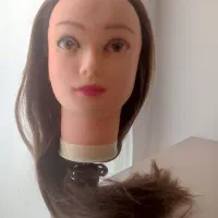 کله مانکن مخصوص شنیون و بافت و قابل شست و شو