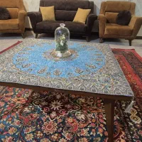 سرویس مبلمان ۷ نفره به همراه میز وسط|مبلمان خانگی و میز عسلی|اهواز, کوی شاهد|دیوار