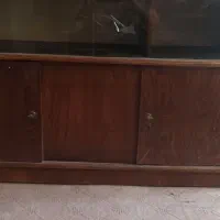 کتابخانه چوبی با در ب شیشه|کتابخانه، شلف، قفسههای دیواری|اردبیل, |دیوار